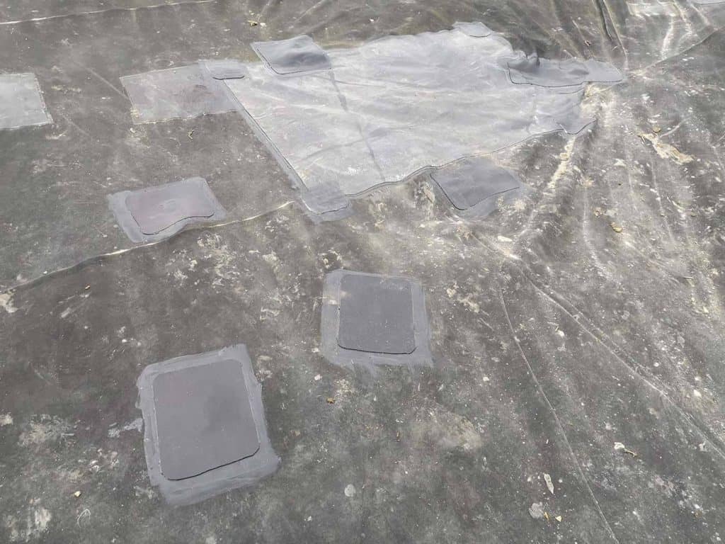Turtle Productions liner repair service epdm liner patch repair