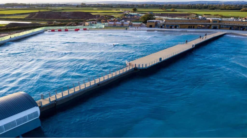 The Wave Bristol EPDM GeoGard liner installed by Turtle Productions bespoke liner welding service