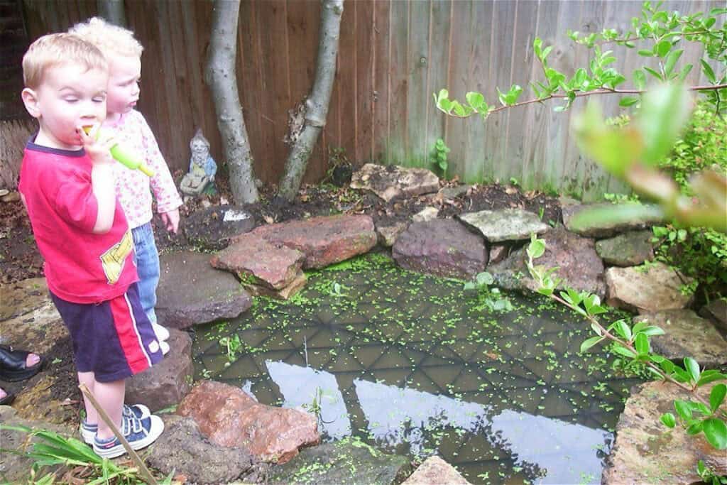 Safapond - child safety protection grid for ponds installed and maintained by Turtle Productions