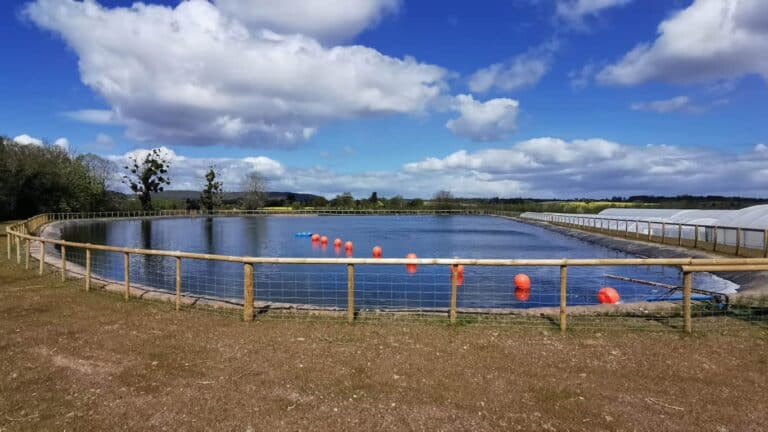EDPM Commercial Liner in a lake
