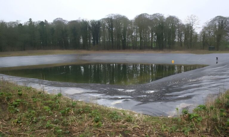 34 million litre irrigation lagoon near Stonehenge completed by Turtle Productions
